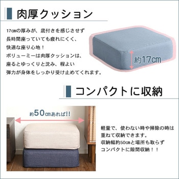 しっとり沈むカバーリング低反発クッション 洗濯可能なクッションカバー 角型【 joue - ジュー - 】単品 ホームテイスト