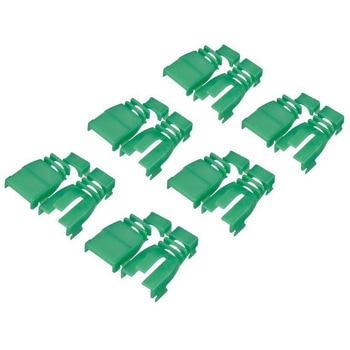 後付け用コネクター保護カバー6個入り グリーン BUFFALO(バッファロー)