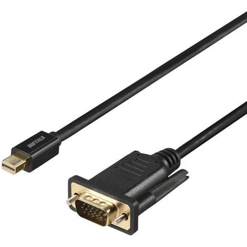 miniDP-VGA 変換ケーブル 2m ブラック BUFFALO(バッファロー)