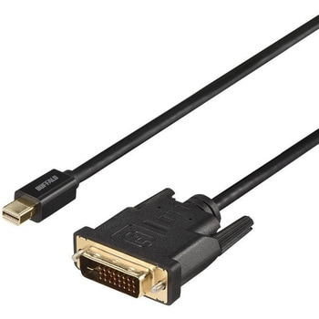 miniDP-DVI 変換ケーブル 1m ブラック BUFFALO(バッファロー)