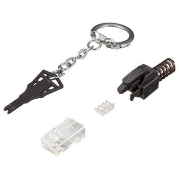 Cat5e対応ロック付きLANコネクター 10個入り BUFFALO(バッファロー)