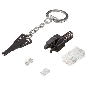 Cat6対応ロック付きLANコネクター 10個入り BUFFALO(バッファロー)