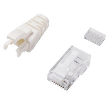Cat5e対応LANコネクター+カバー付10個入 BUFFALO(バッファロー)