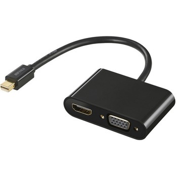 miniDP-HDMI・VGA変換アダプター 0.15m ブラック BUFFALO(バッファロー)