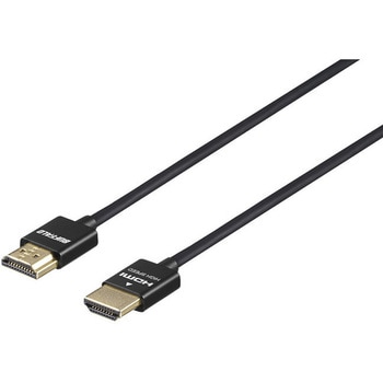 イーサネット対応 HIGH SPEED HDMIケーブル スリムタイプ 0.7m ブラック BUFFALO(バッファロー)