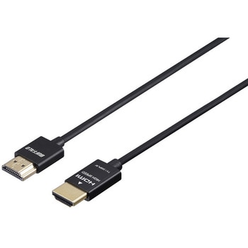 イーサネット対応 HIGH SPEED HDMIケーブル スリムタイプ 0.7m ブラック BUFFALO(バッファロー)