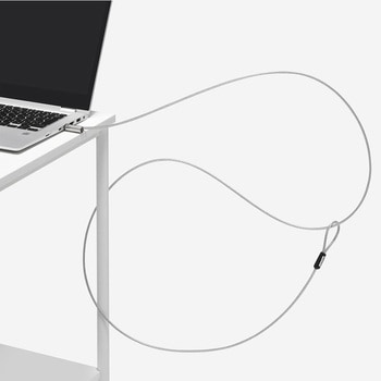 シリンダー錠タイプワイヤーロック Nanoスロット対応 BUFFALO(バッファロー)