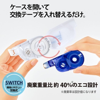 修正テープ ホワイパースイッチ 抗菌仕様 プラス(文具)