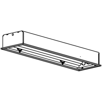 クラシック 直管LEDランプ搭載ベースライト本体のみ 埋込形 LDL40タイプ 施設照明器具