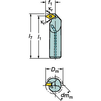 CoroTurn(R) 107 旋削加工用ボーリングバイト サンドビック