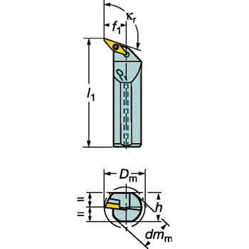 CoroTurn(R) 107 旋削加工用ボーリングバイト サンドビック