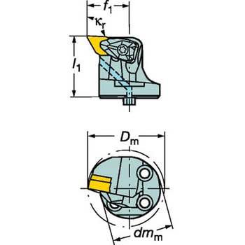 T-Max(R) P 旋削加工用ヘッド サンドビック