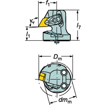 T-Max(R) P 旋削加工用ヘッド サンドビック