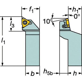 CoroThread(R) 266 ねじ切り加工用シャンクバイト サンドビック