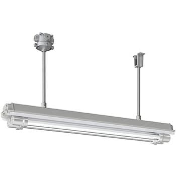 防爆形直管LEDランプ照明器具 2灯用 パイプ吊形 岩崎電気 直管型LED(直
