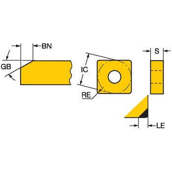 T-Max P 旋削用CBNネガチップ(620) サンドビック