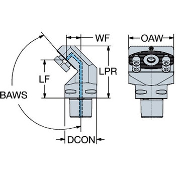 Coromant Capto(R) CoroTurn(R) SL70アダプタ サンドビック