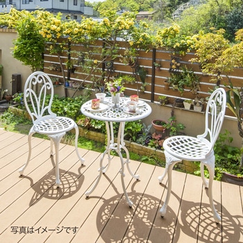 フロールカフェテーブル3点セット - タカショー