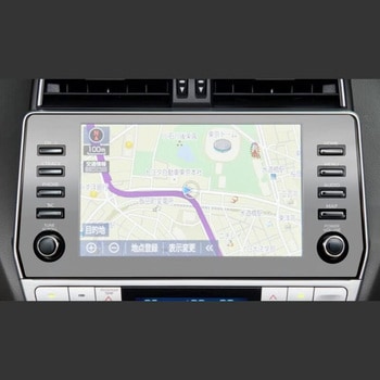液晶保護フィルム トヨタ プラド 150 系 後期 メーカーオプションナビ (9 インチ) ARクリスタルプロ 低反射 指紋防止 互換品 メディアカバーマーケット