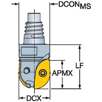 CoroMill(R) 216 ボールエンドミル サンドビック