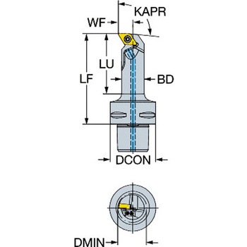 CoroTurn(R) 107 旋削加工用カッティングユニット サンドビック