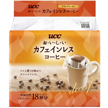 おいしいカフェインレス ドリップ 18P UCC(上島珈琲) 入数216袋 UCC