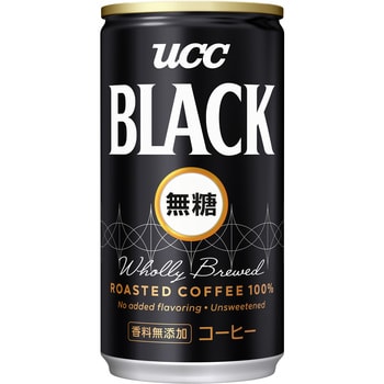 BLACK無糖 缶 185g 1ケース(185g×30本) UCC(上島珈琲) 【通販モノタロウ】