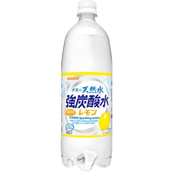 伊賀の天然水強炭酸水レモン 1000ml サンガリア スパークリングウォーター 通販モノタロウ