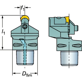 T-Max P 旋削加工用カッティングユニット カップリングサイズC8 サンドビック