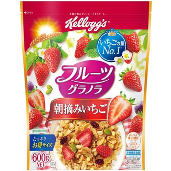 フルーツグラノラ朝摘みいちご 徳用 600g 日本ケロッグ