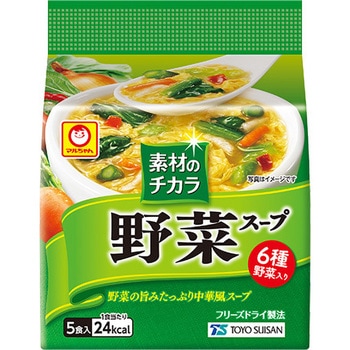 素材のチカラ 野菜スープ5食 東洋水産(マルちゃん)