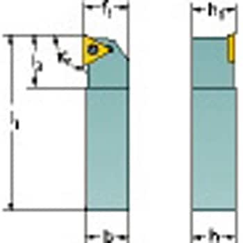 CoroTurn(R) 107 旋削加工用シャンクバイト 三角形チップ対応 サンドビック