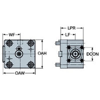 EMAG社製機械用手動クランプホルダ サンドビック