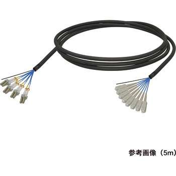 光ファイバーケーブル (マルチモード/LC-SC/屋外用(補強)LAPシース/8芯) ダイヤトレンド