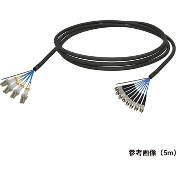 光ファイバーケーブル (マルチモード/LC-FC/屋外用(補強)LAPシース/8芯) ダイヤトレンド