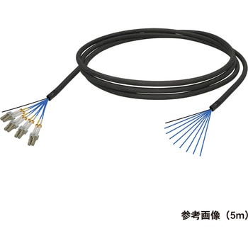 光ファイバーケーブル (マルチモード/LC-コネクタなし/屋外用(補強)LAPシース/8芯) ダイヤトレンド