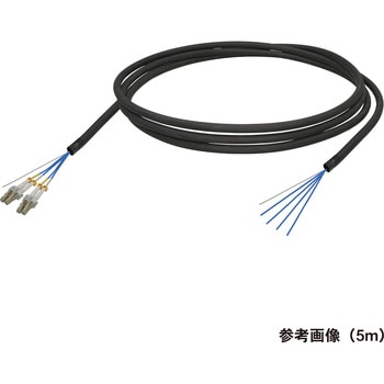 光ファイバーケーブル (マルチモード/LC-コネクタなし/屋外用(補強)LAPシース/4芯) ダイヤトレンド
