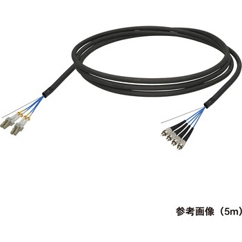 光ファイバーケーブル (マルチモード/LC-FC/屋外用(補強)LAPシース/4芯) ダイヤトレンド