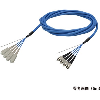 光ファイバーケーブル (マルチモード/SC-FC/屋内用(補強)/4芯) ダイヤトレンド