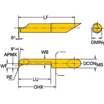 コロターンXS 超硬ブランク(325) サンドビック