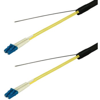 汎用イーサネット対応光ファイバケーブルシングルモード屋外用補強シース両端コネクタ光コード数2