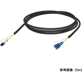 光ファイバーケーブル (シングルモード/LC-SC/屋外用(補強)LAPシース/2芯) ダイヤトレンド