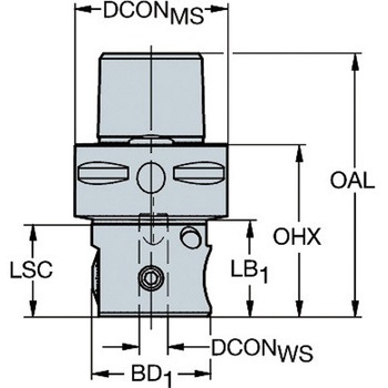 Coromant Capto(R) CoroTurn(R) XSアダプタ サンドビック