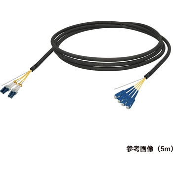 光ファイバーケーブル (シングルモード/LC-SC/屋外用(補強)LAPシース/4芯) ダイヤトレンド