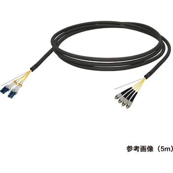光ファイバーケーブル (シングルモード/LC-FC/屋外用(補強)LAPシース/4芯) ダイヤトレンド