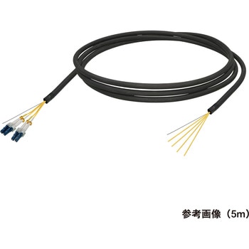 光ファイバーケーブル (シングルモード/LC-コネクタなし/屋外用(補強)LAPシース/4芯) ダイヤトレンド