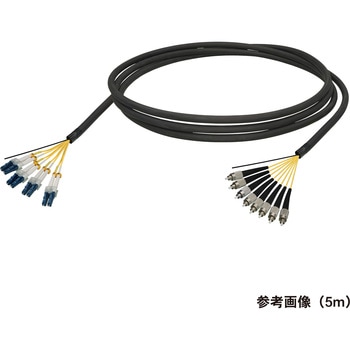 光ファイバーケーブル (シングルモード/LC-FC/屋外用(補強)LAPシース/8芯) ダイヤトレンド