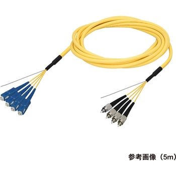 光ファイバーケーブル (シングルモード/SC-FC/屋内用(補強)/4芯) ダイヤトレンド