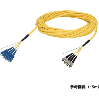 光ファイバーケーブル (シングルモード/SC-FC/屋内用(補強)/4芯) ダイヤトレンド