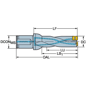 CoroDrill(R) 881 刃先交換式ドリル サンドビック